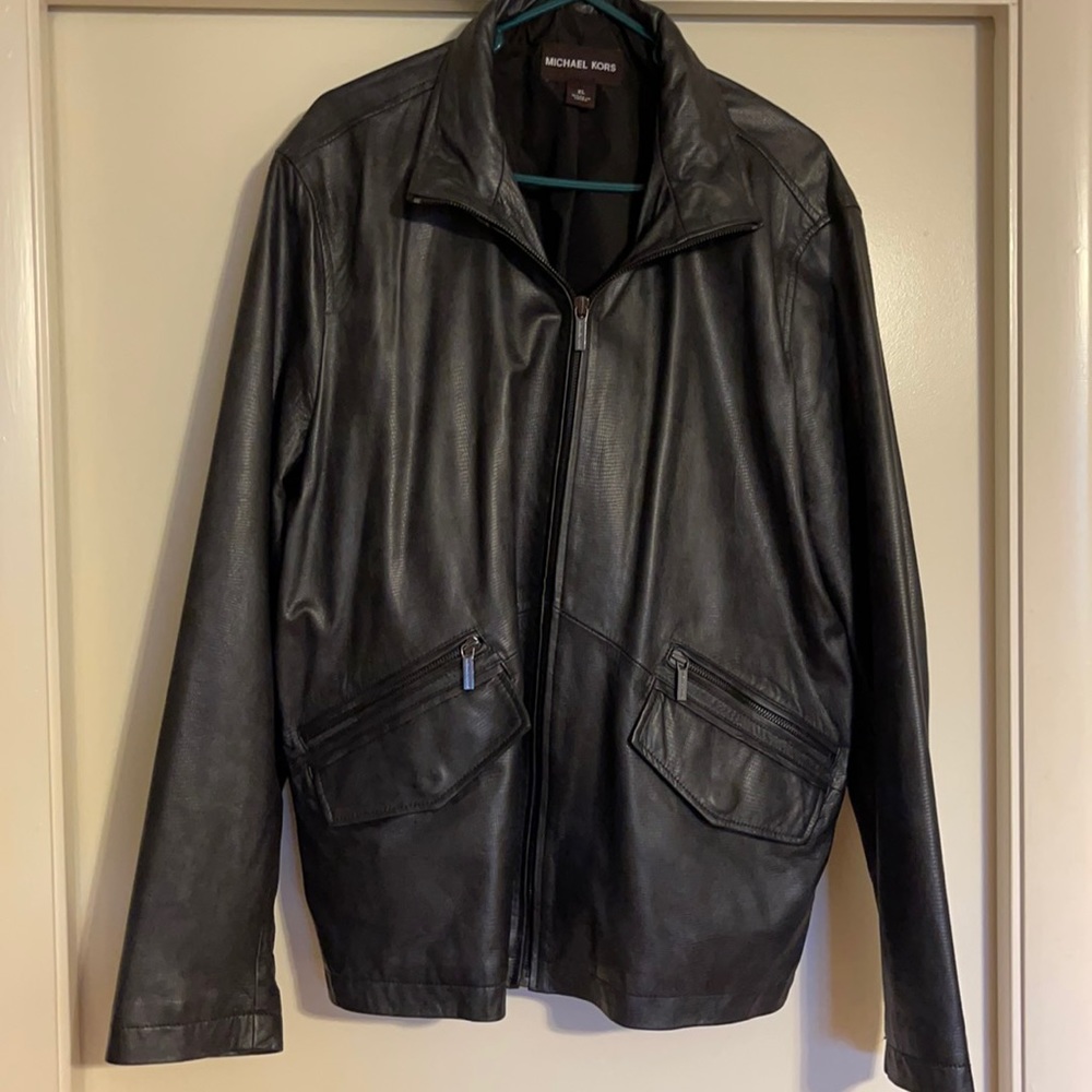 Michael Kors Men’s XL Leather jacket